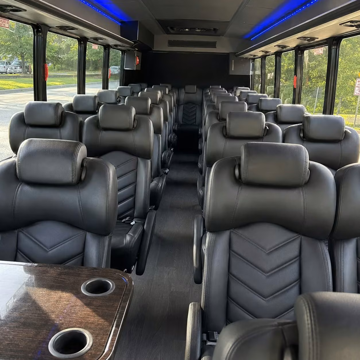 25 passenger minibus inside