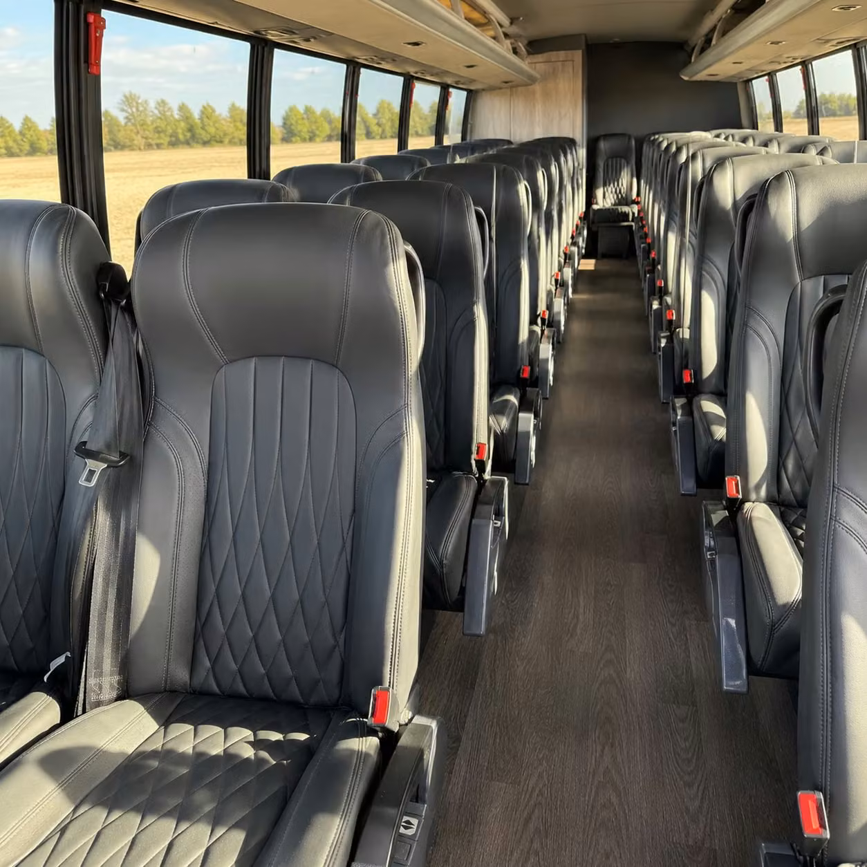 35 passenger minibus interior