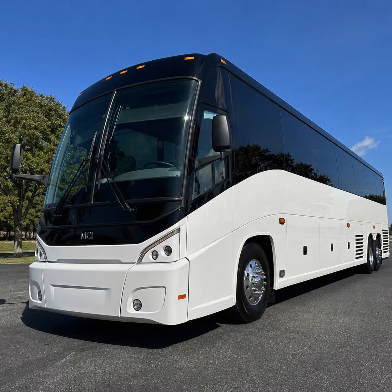 grand prairie charter bus rental exterior
