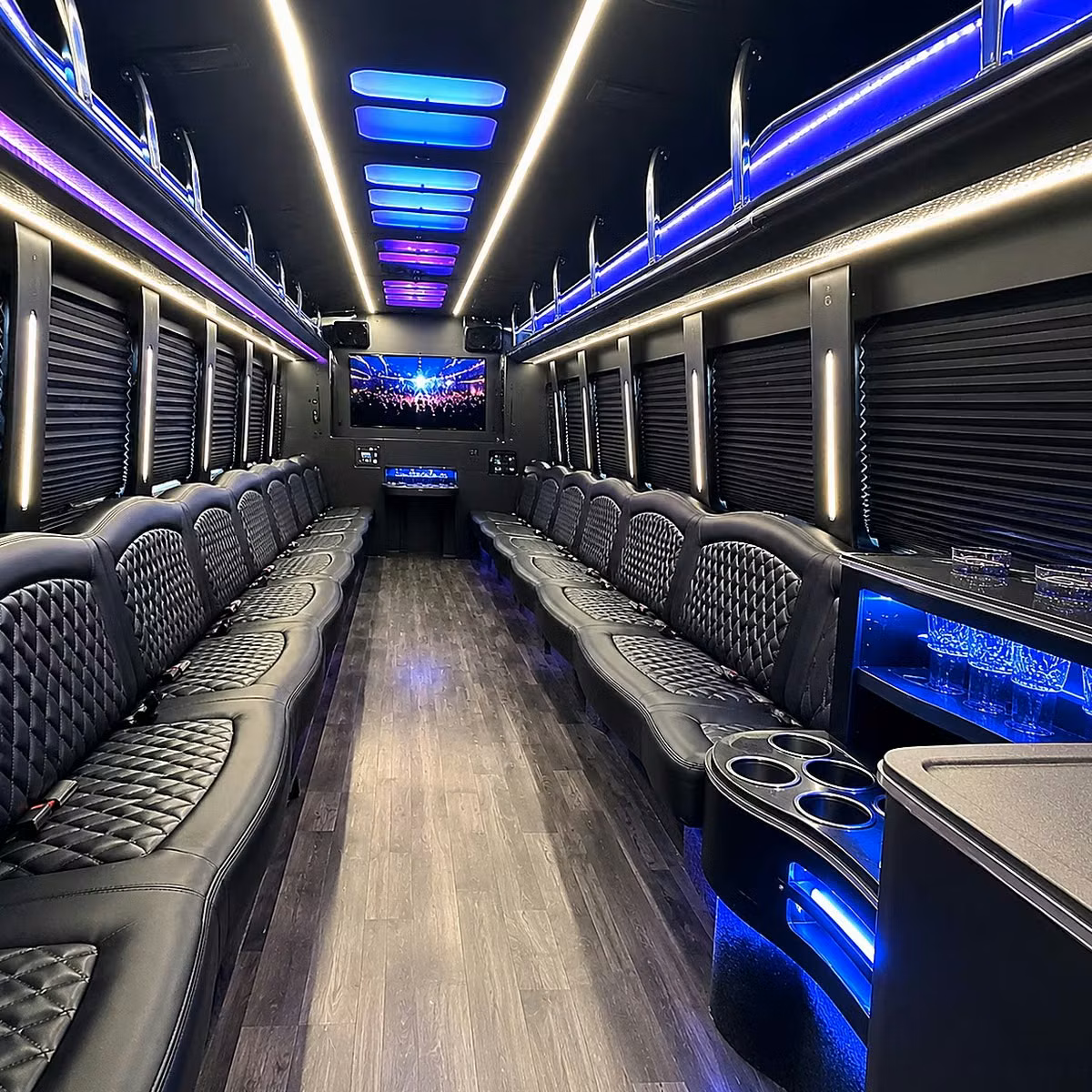 party bus interior